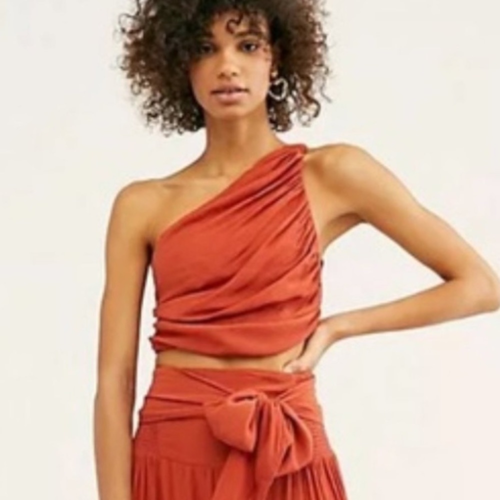 Free People one shoulder top NWOT